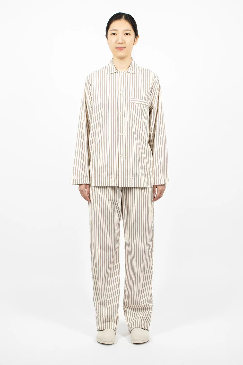 Poplin Pyjama Shirt Hopper Stripes