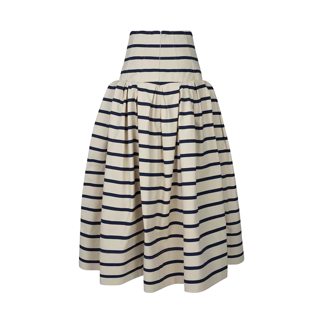 Port City Striped Ball Skirt