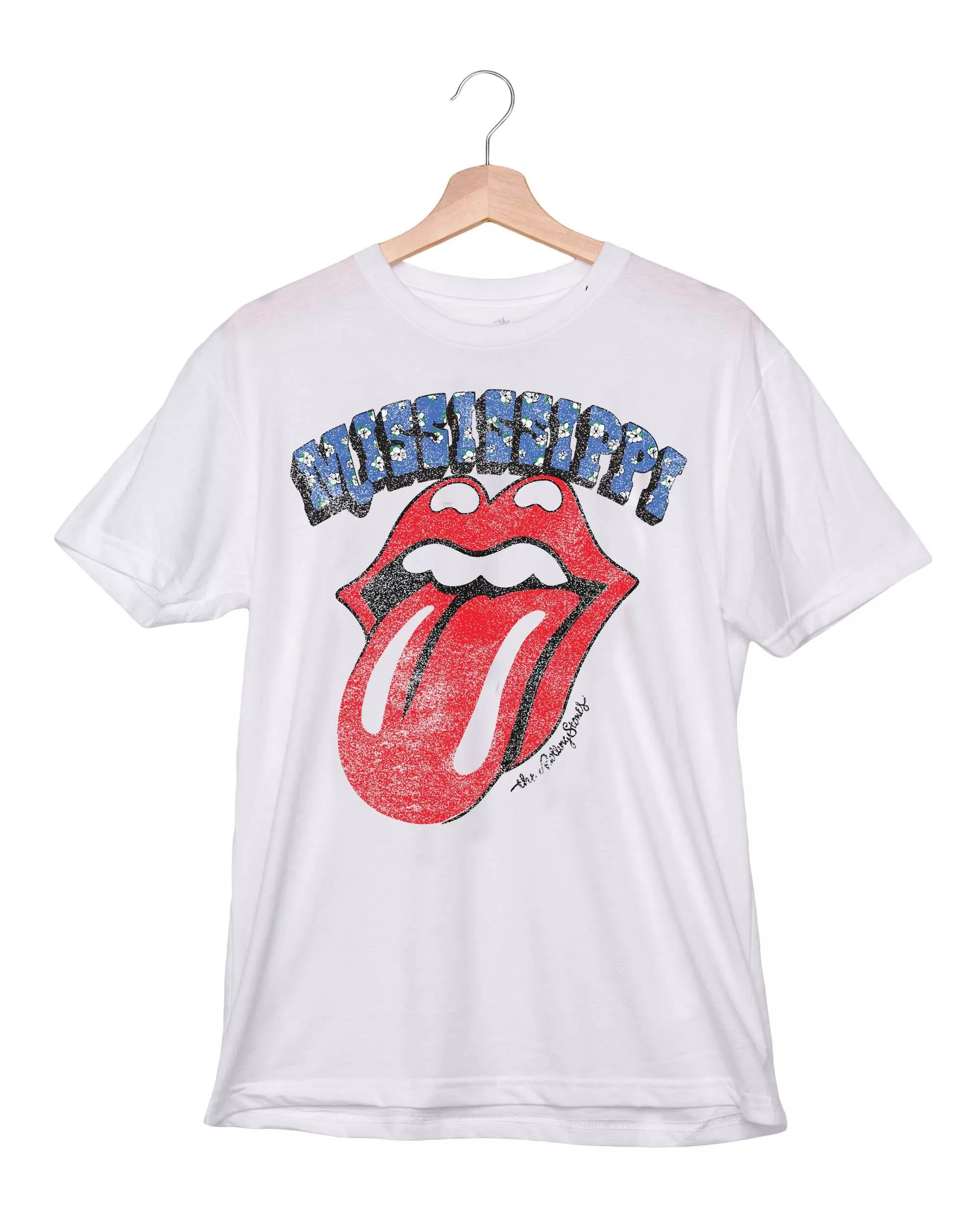 *PRE-ORDER* Rolling Stones Mississippi Flag Rocker White Tee