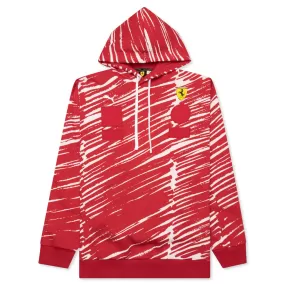 Puma x Joshua Vides Ferrari Hoodie - Red