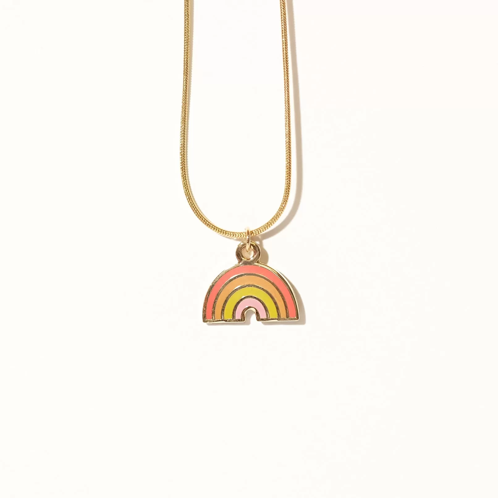 Rainbow Charm Necklace