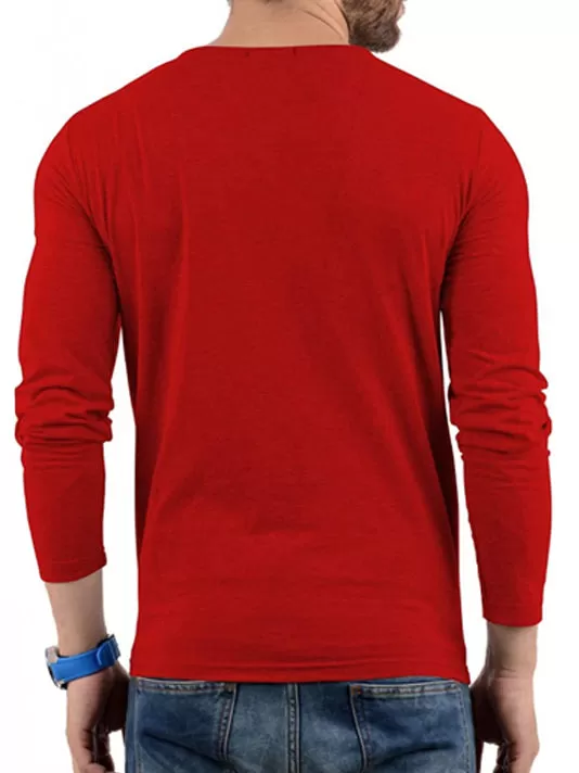 Red Henley T-Shirt