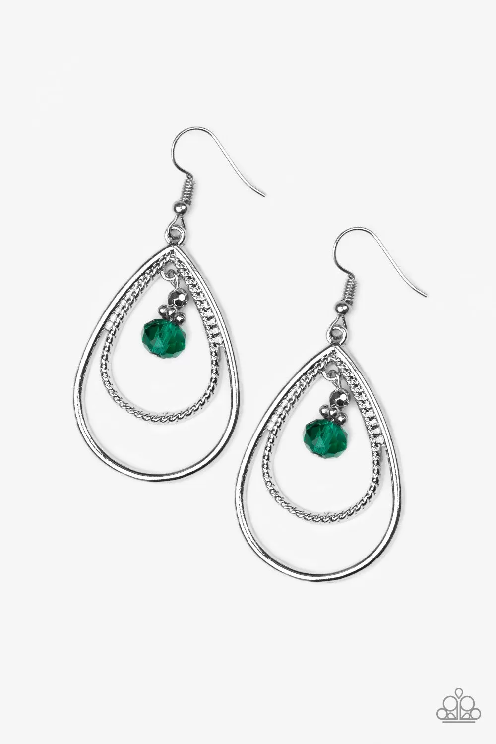 REIGN On My Parade Green Earrings