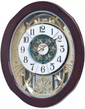 Rhythm Grand Anthology Musical Motion Wall Clock- Swarovski - 30 Melodies