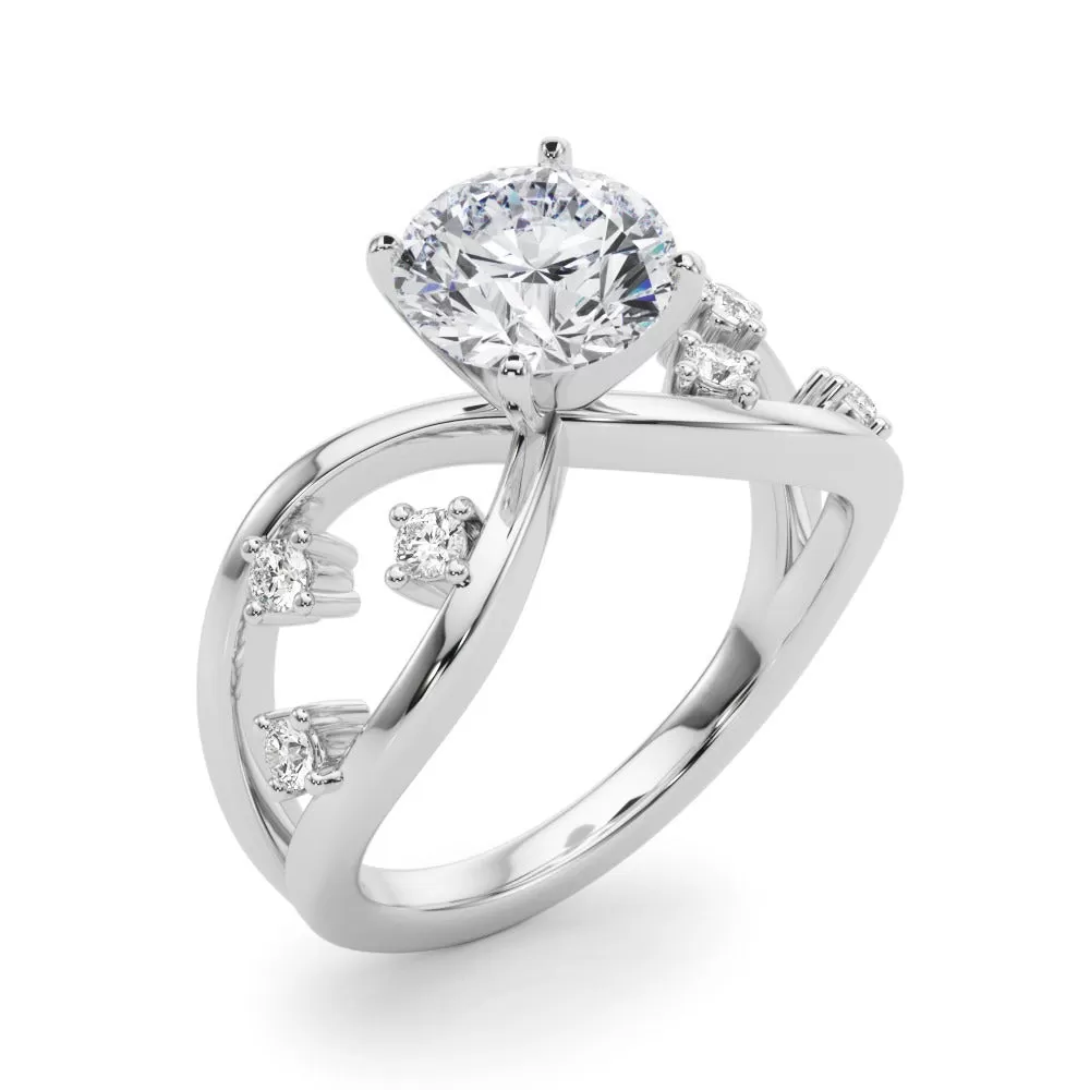 Scatter Engagement Ring Lab Grown Diamond 2.20 ctw