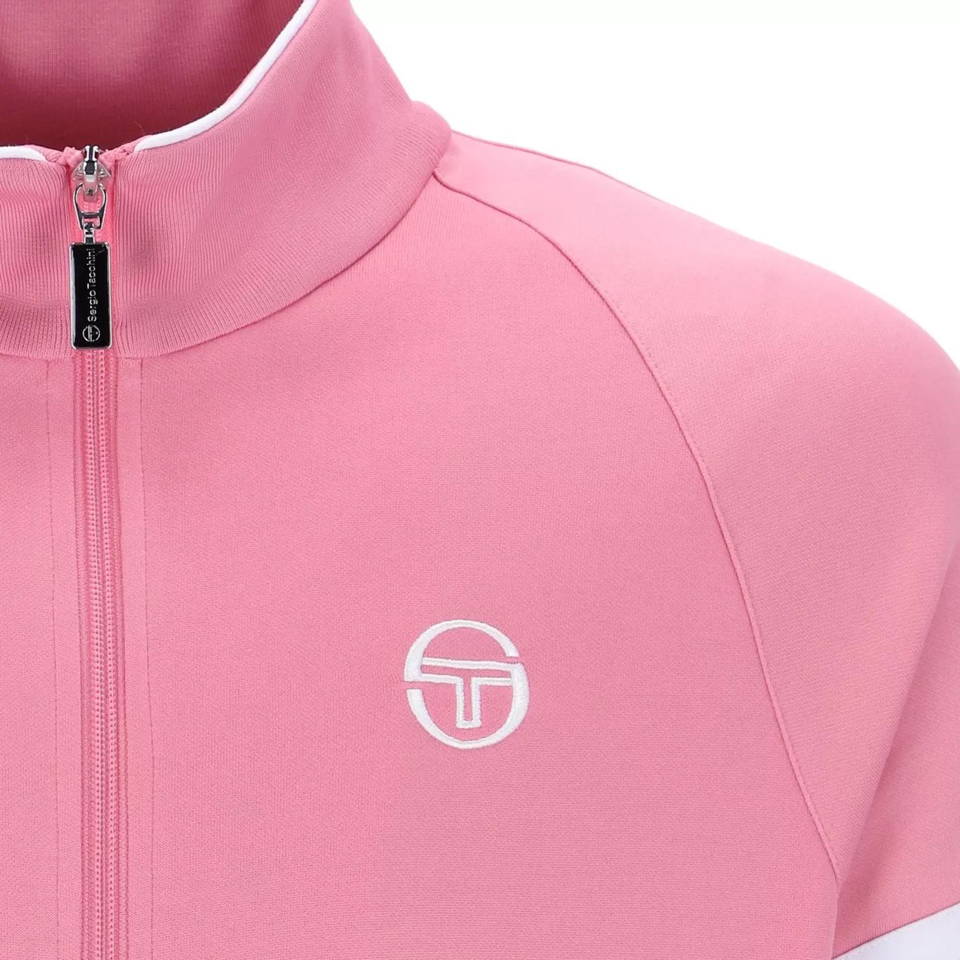 Sergio Tacchini Orion Track Top Pink/White