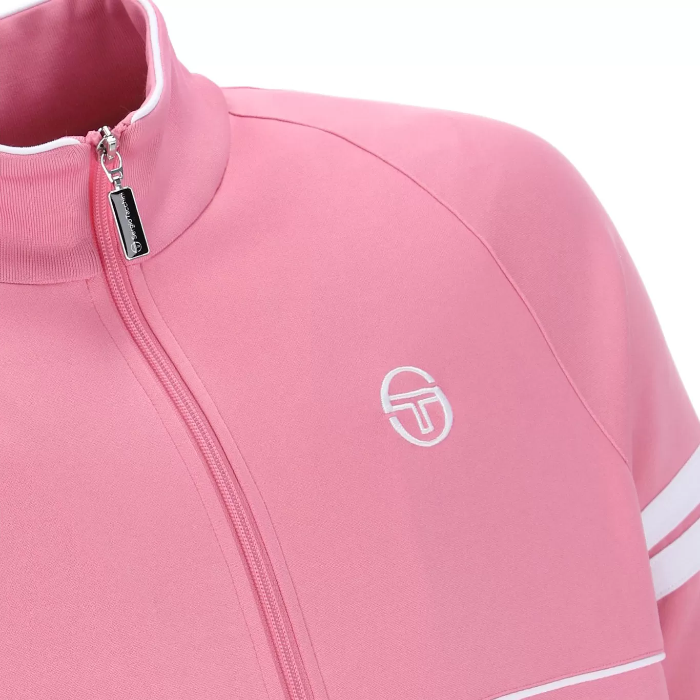 Sergio Tacchini Orion Track Top Pink/White