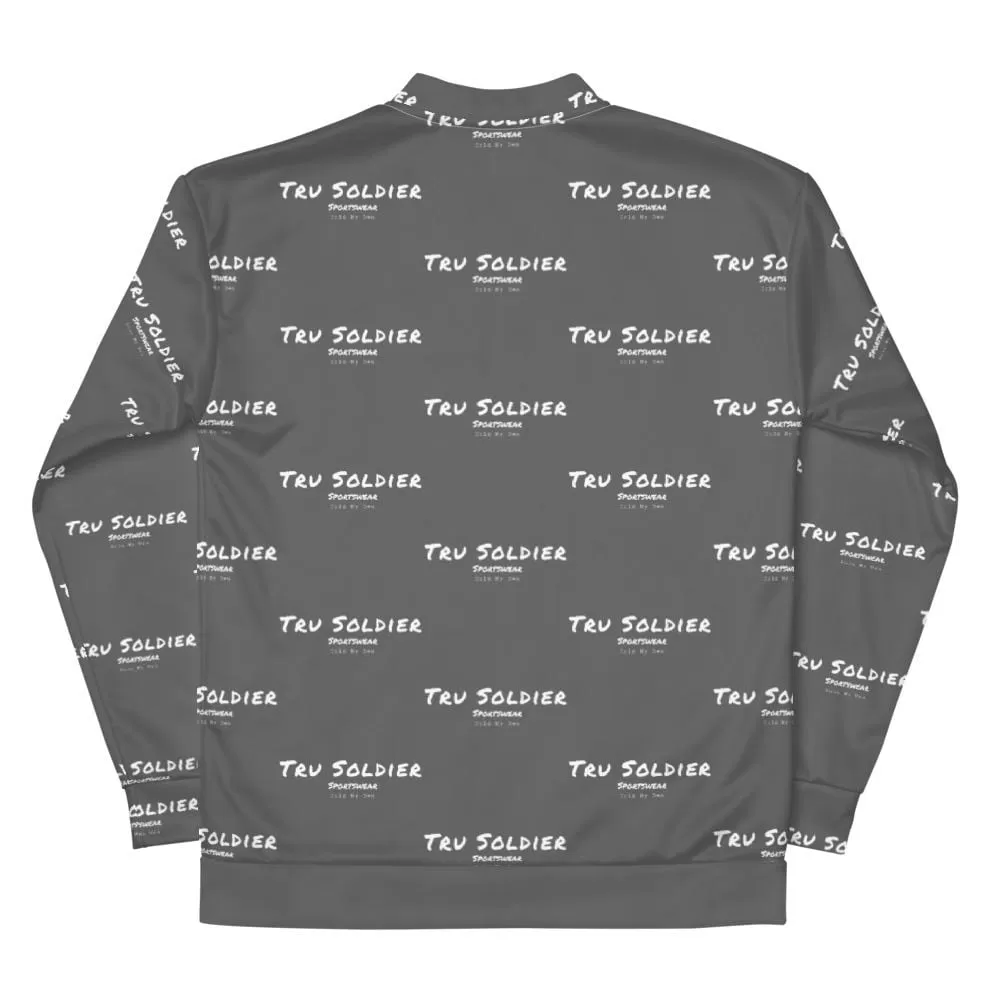 Signature Grey Bomber Jacket