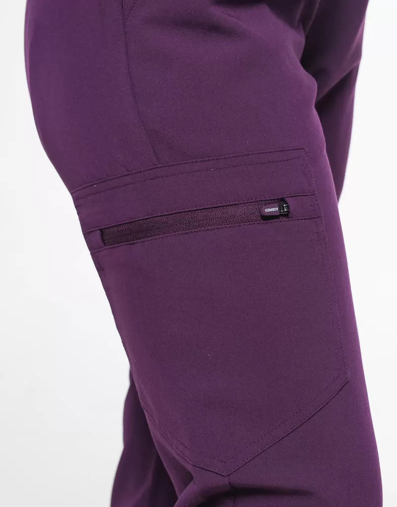 Signature Jogger Pants -  Eggplant