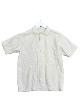 Size XS - Kloke Ecru Map Linen Shirt