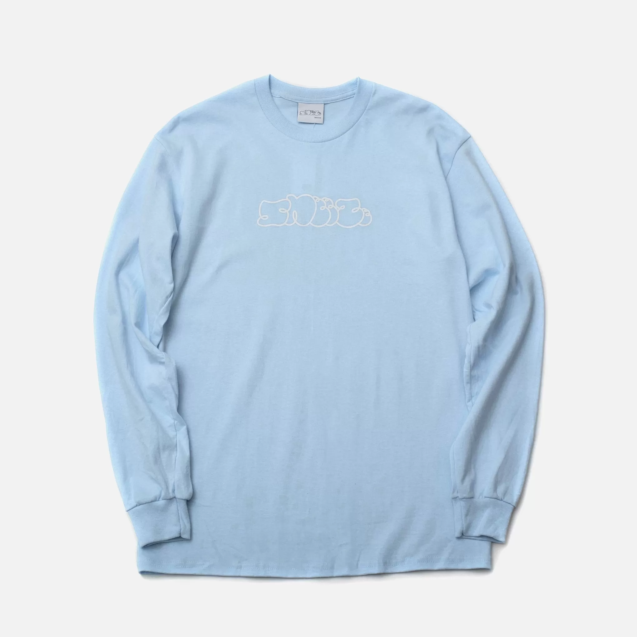 Sneeze L/S Logo T-shirt - Sky Blue