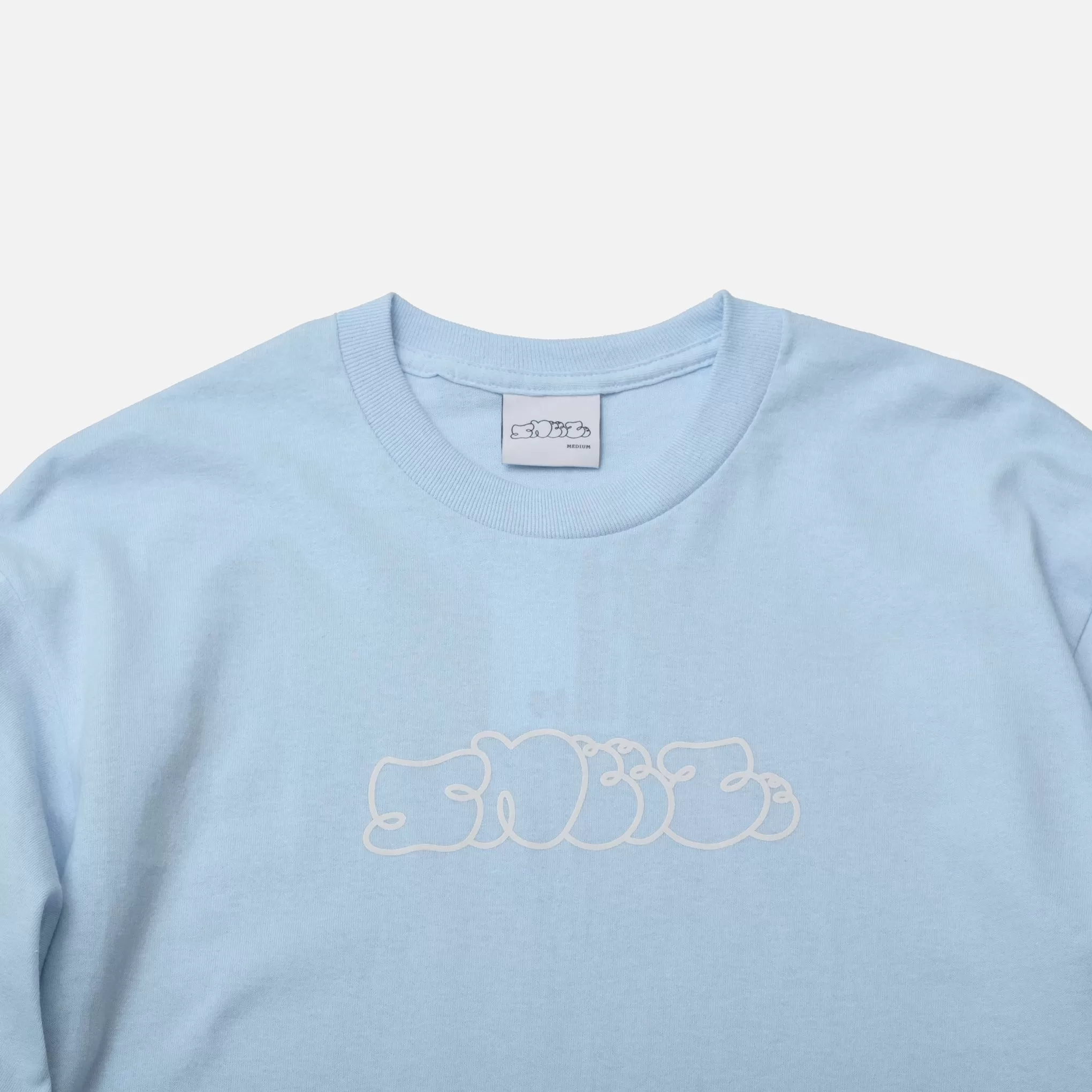 Sneeze L/S Logo T-shirt - Sky Blue