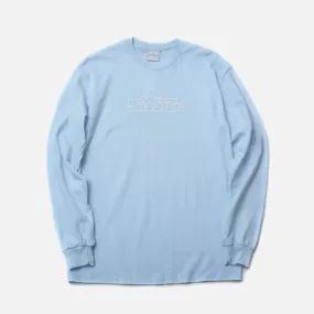 Sneeze L/S Logo T-shirt - Sky Blue