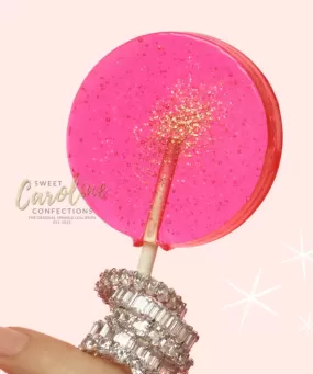 Sparkle Lollipop - Pink/Gold