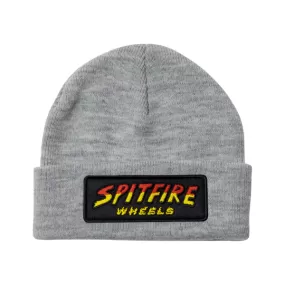 Spitfire Hell Hounds Script Patch Beanie - Heather