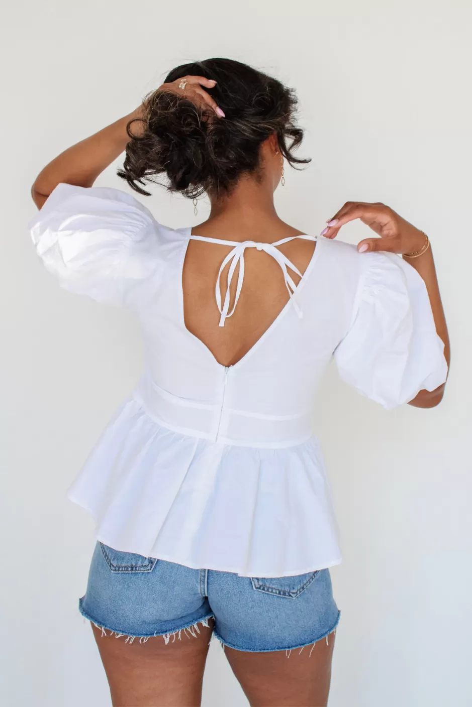 Sunwashed Babydoll Top