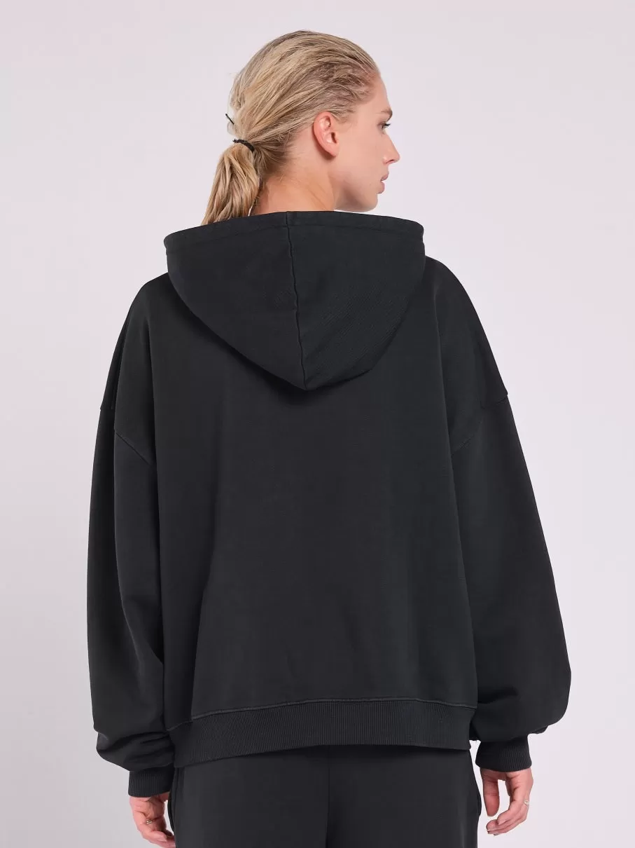 Sweatjacke Unisex in Anthrazit Carbi