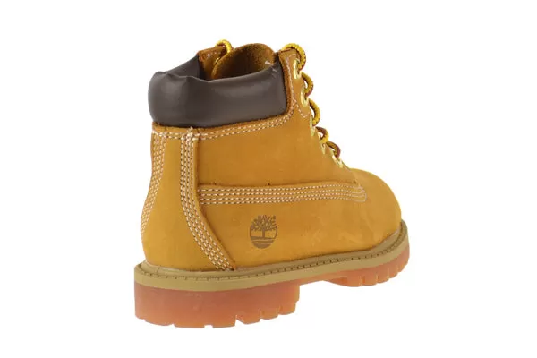 Timberland 6-Inch Premium Big Kids' Waterproof Boots Wheat