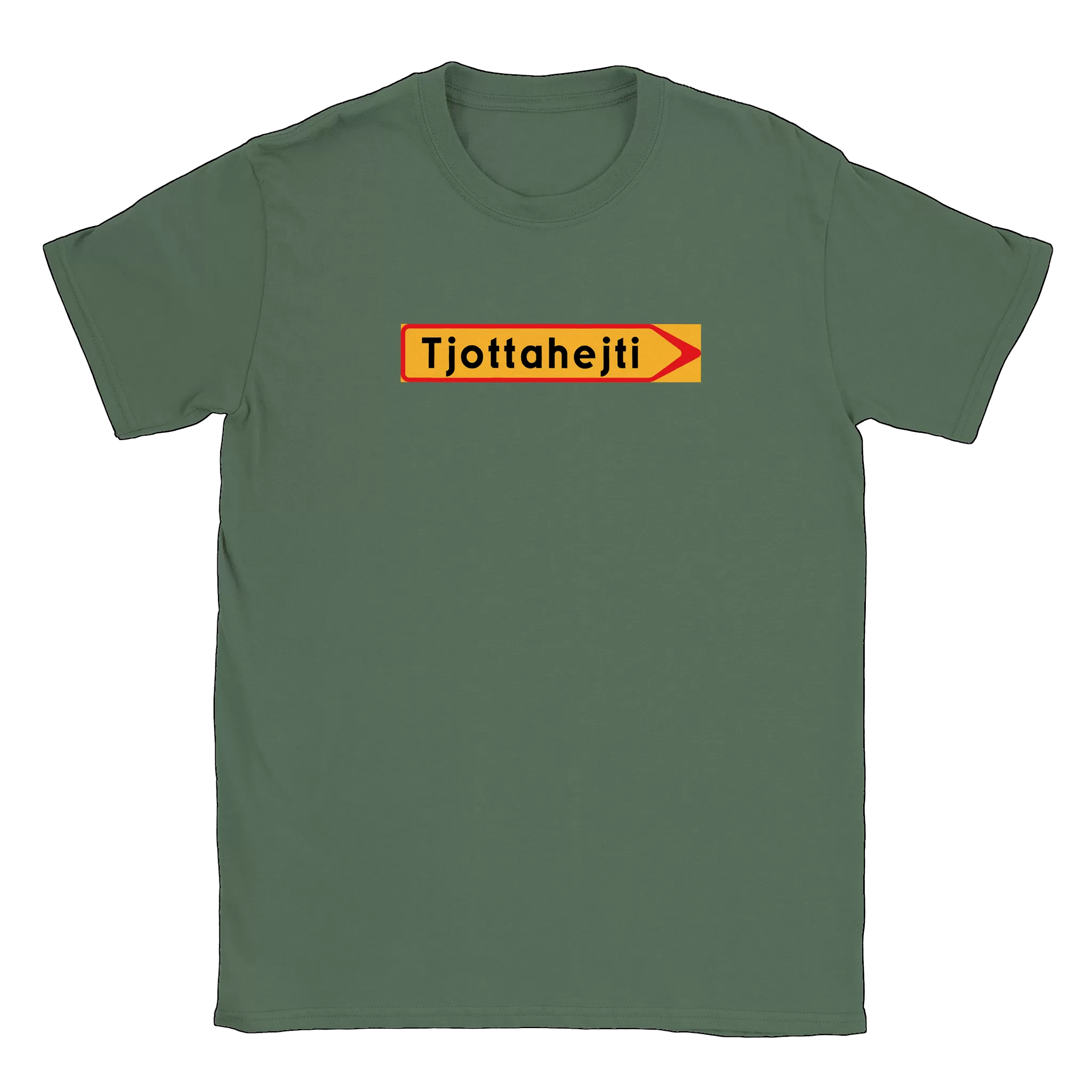 Tjottahejti skylt - T-shirt