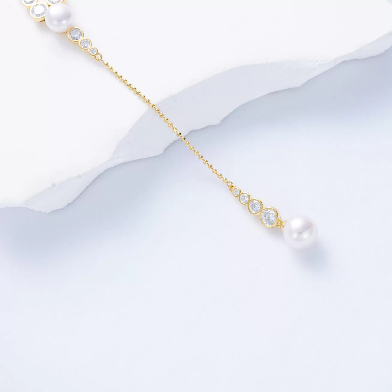 Top Grade Edison Pearl Necklace WN00646| BUBBLE