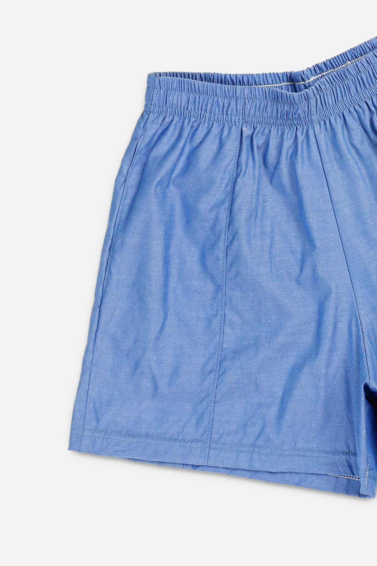 Unisex Rework Oxford Boxer Shorts - XS