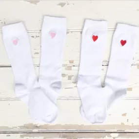 Valentine Heart Knee Socks