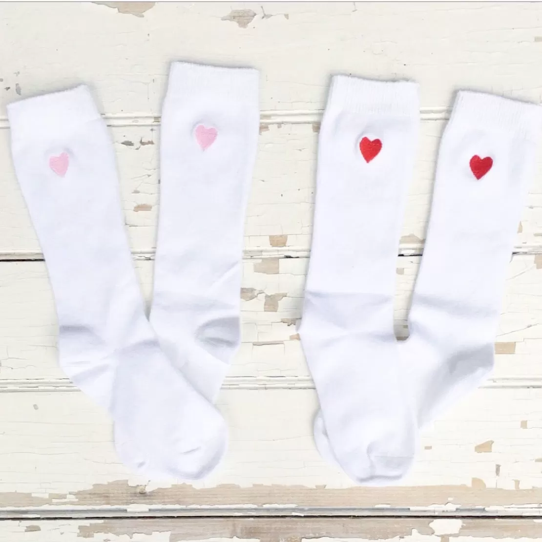 Valentine Heart Knee Socks