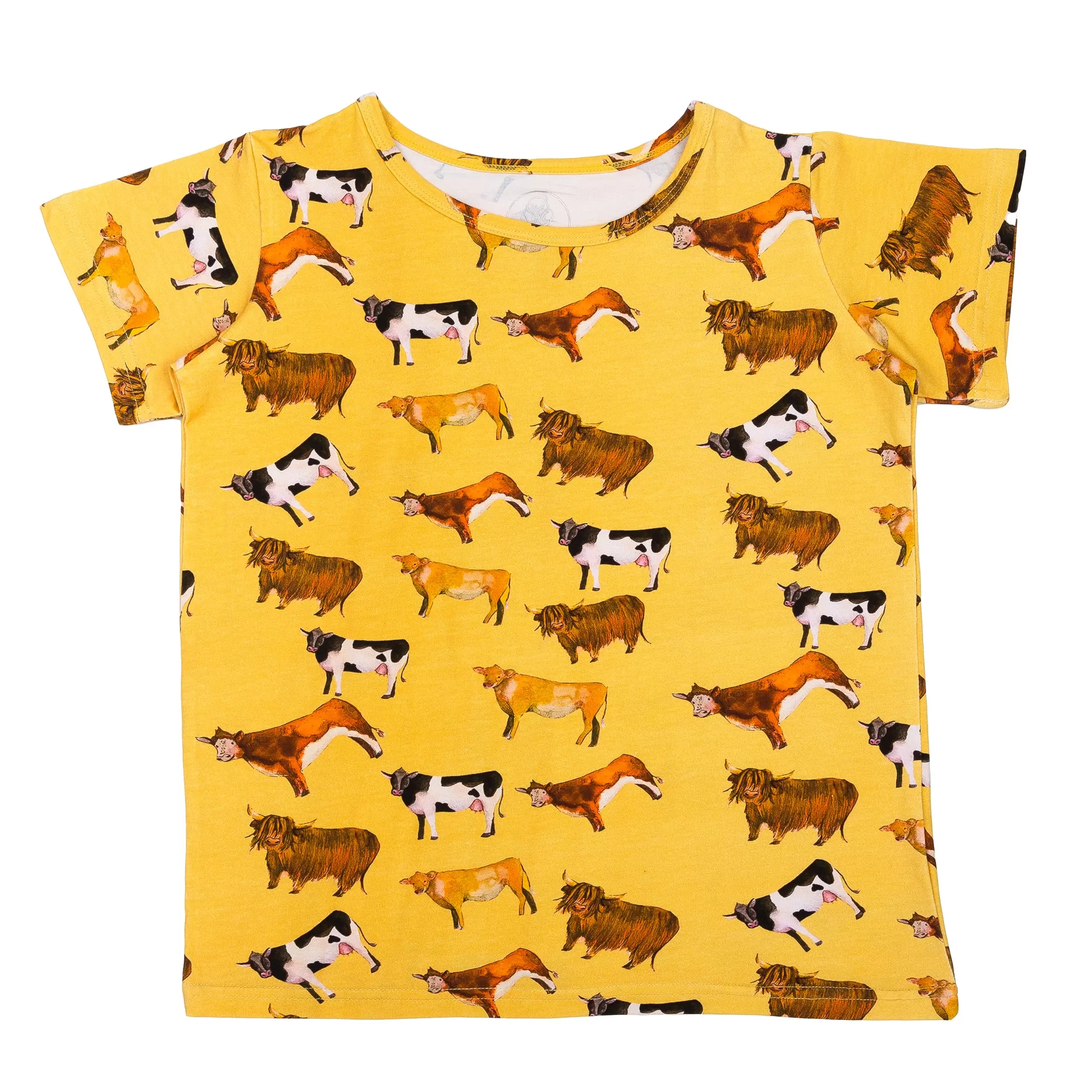 Vintage Cows Short Sleeve Tee