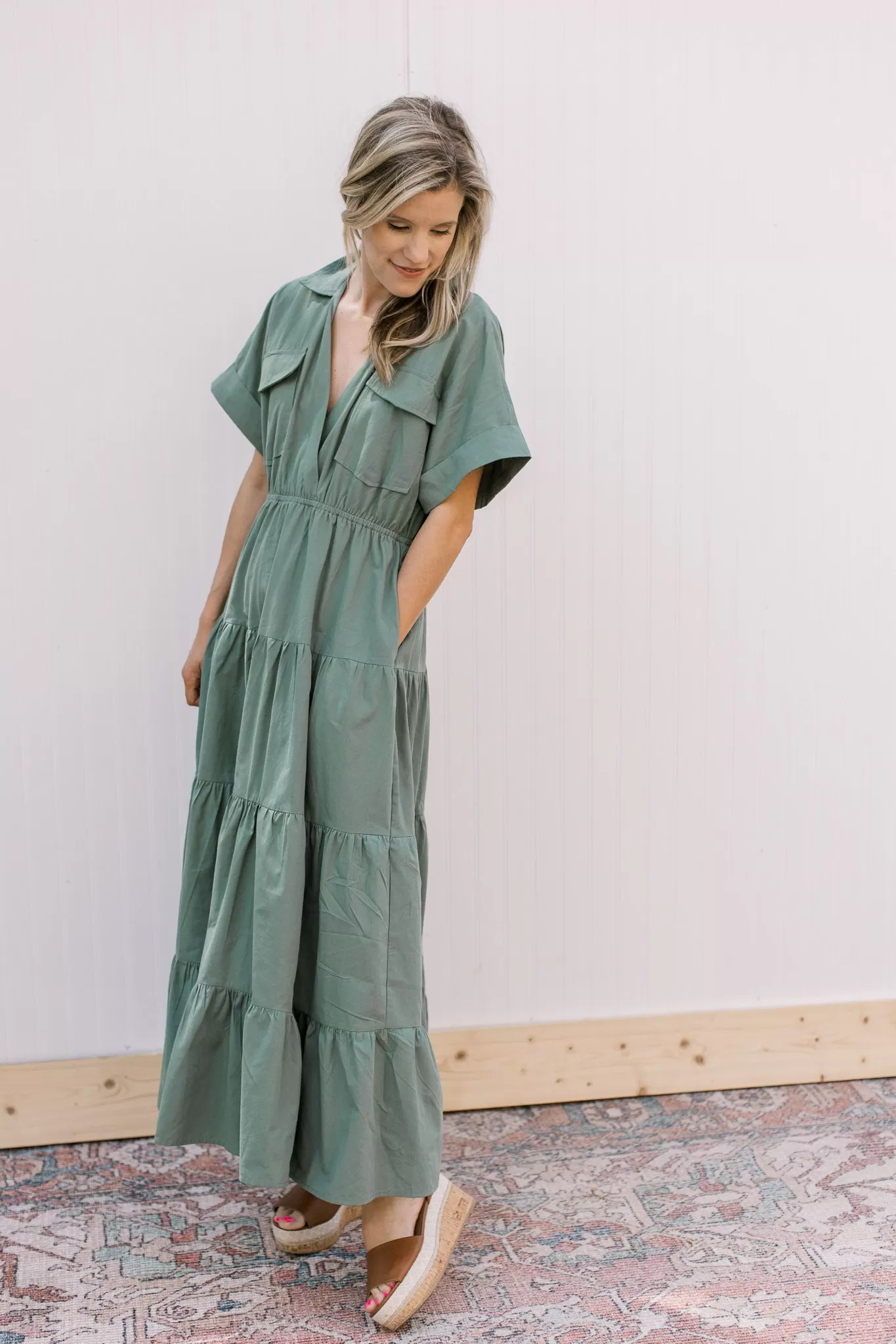 Vintage Green Dress