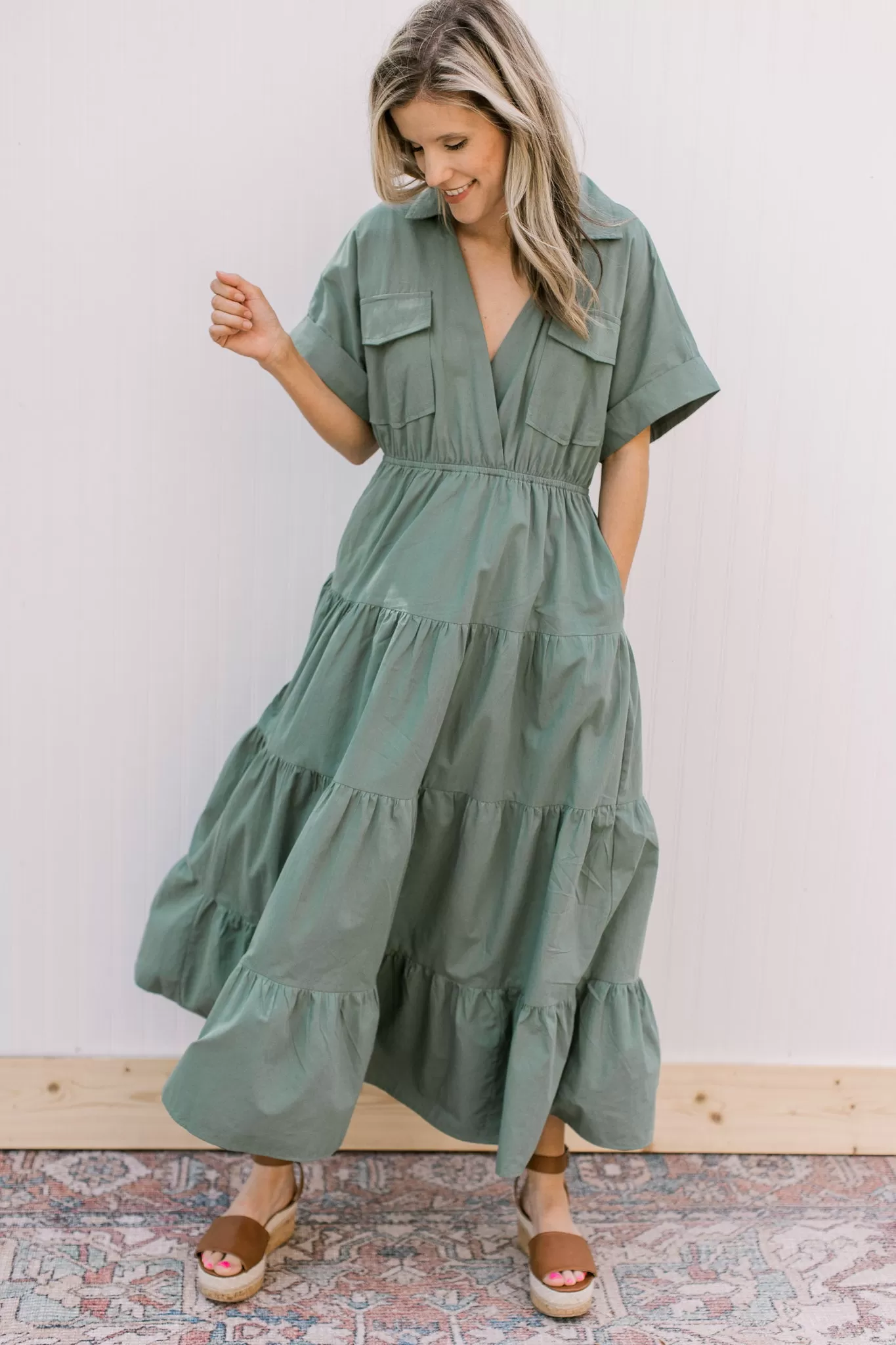 Vintage Green Dress