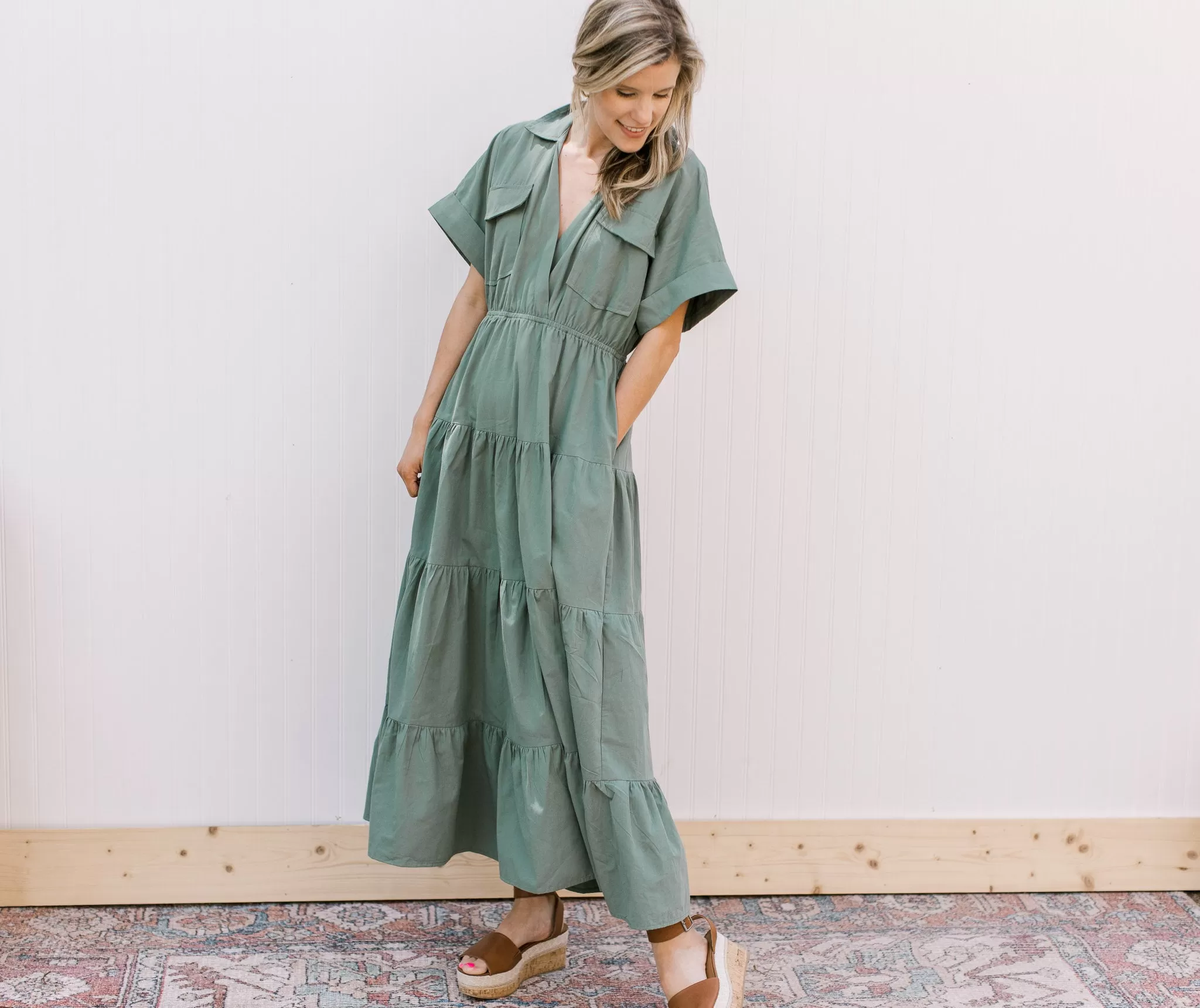 Vintage Green Dress