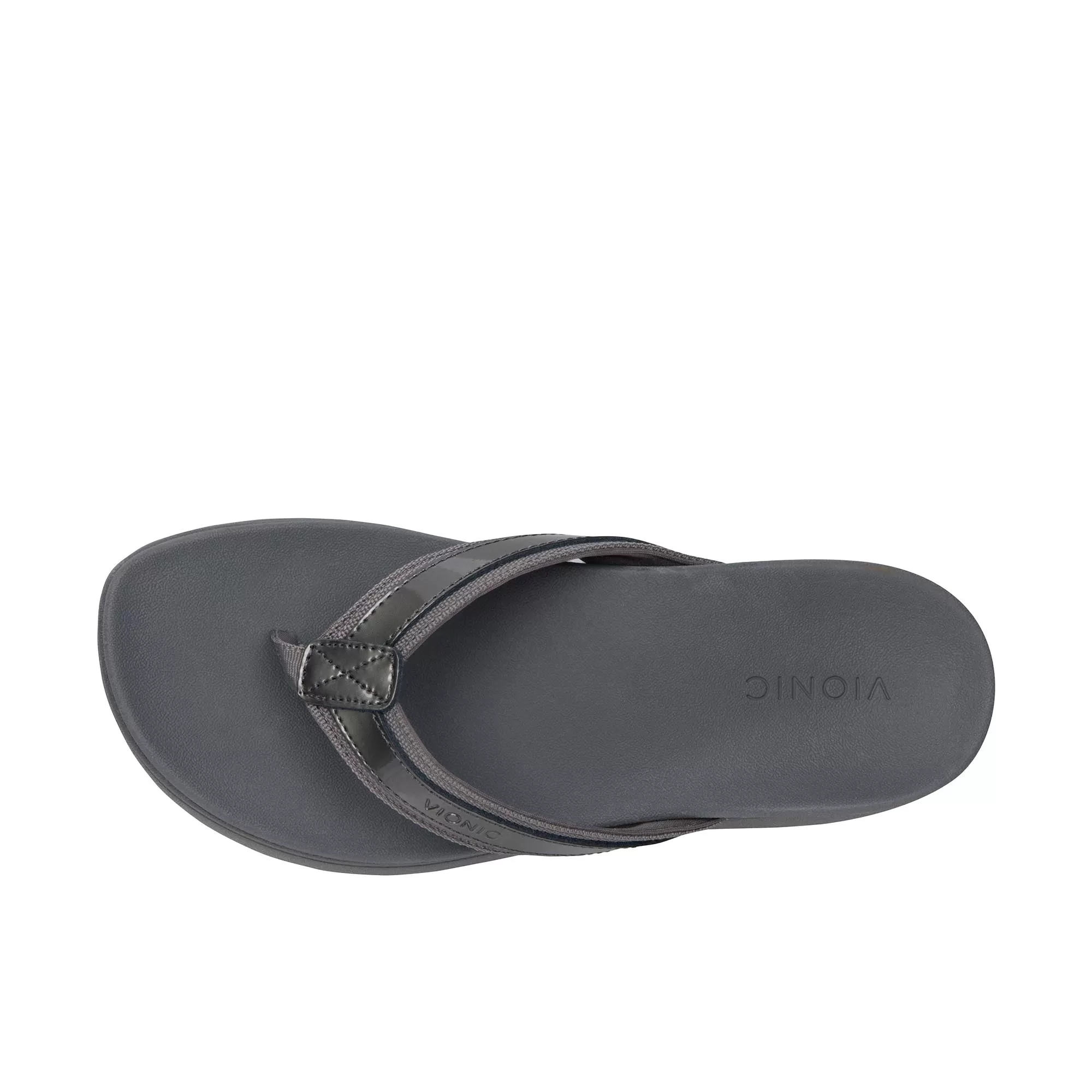 Vionic Womens High Tide II Platform Sandal  Pewter