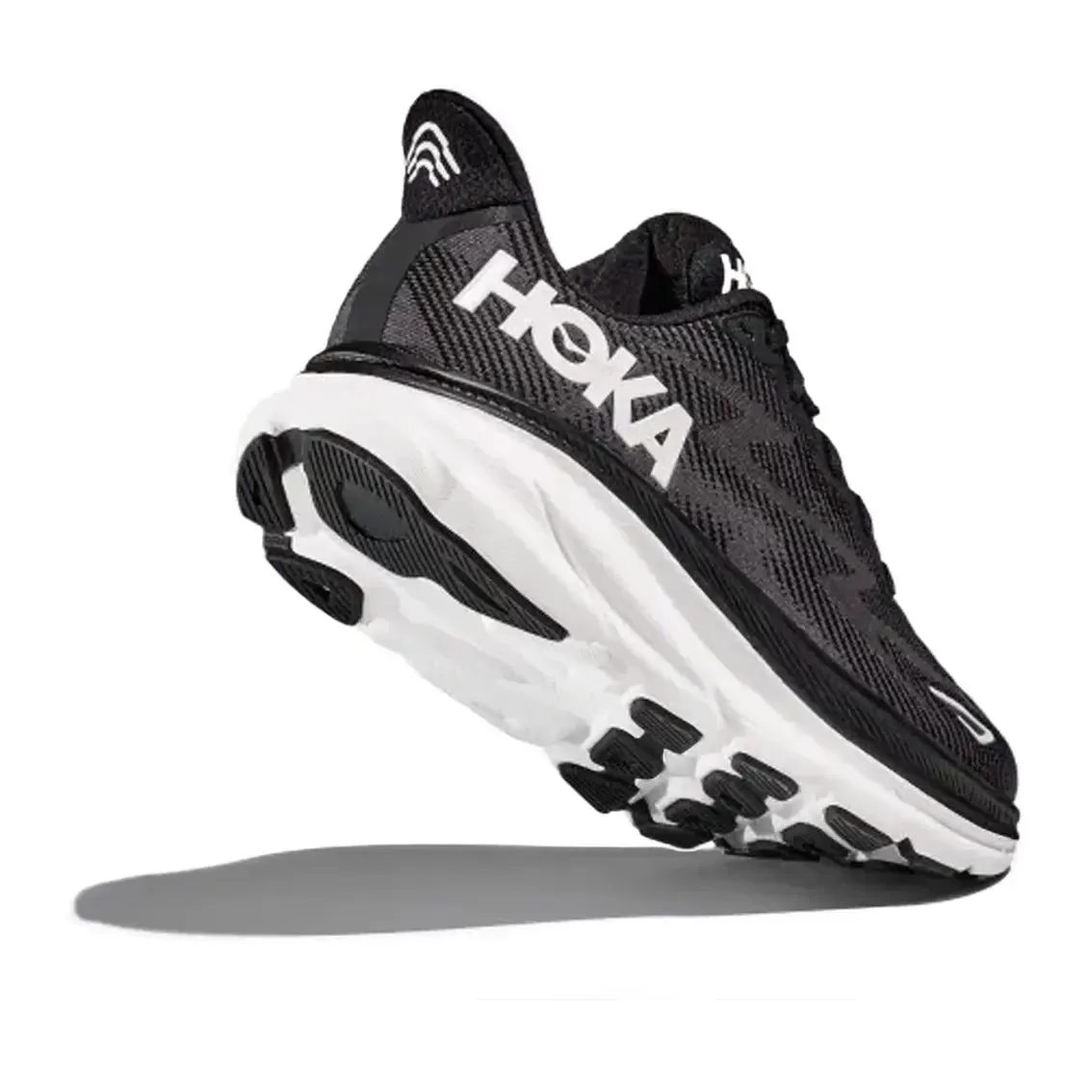 Womens Hoka Clifton 9 - Black / White