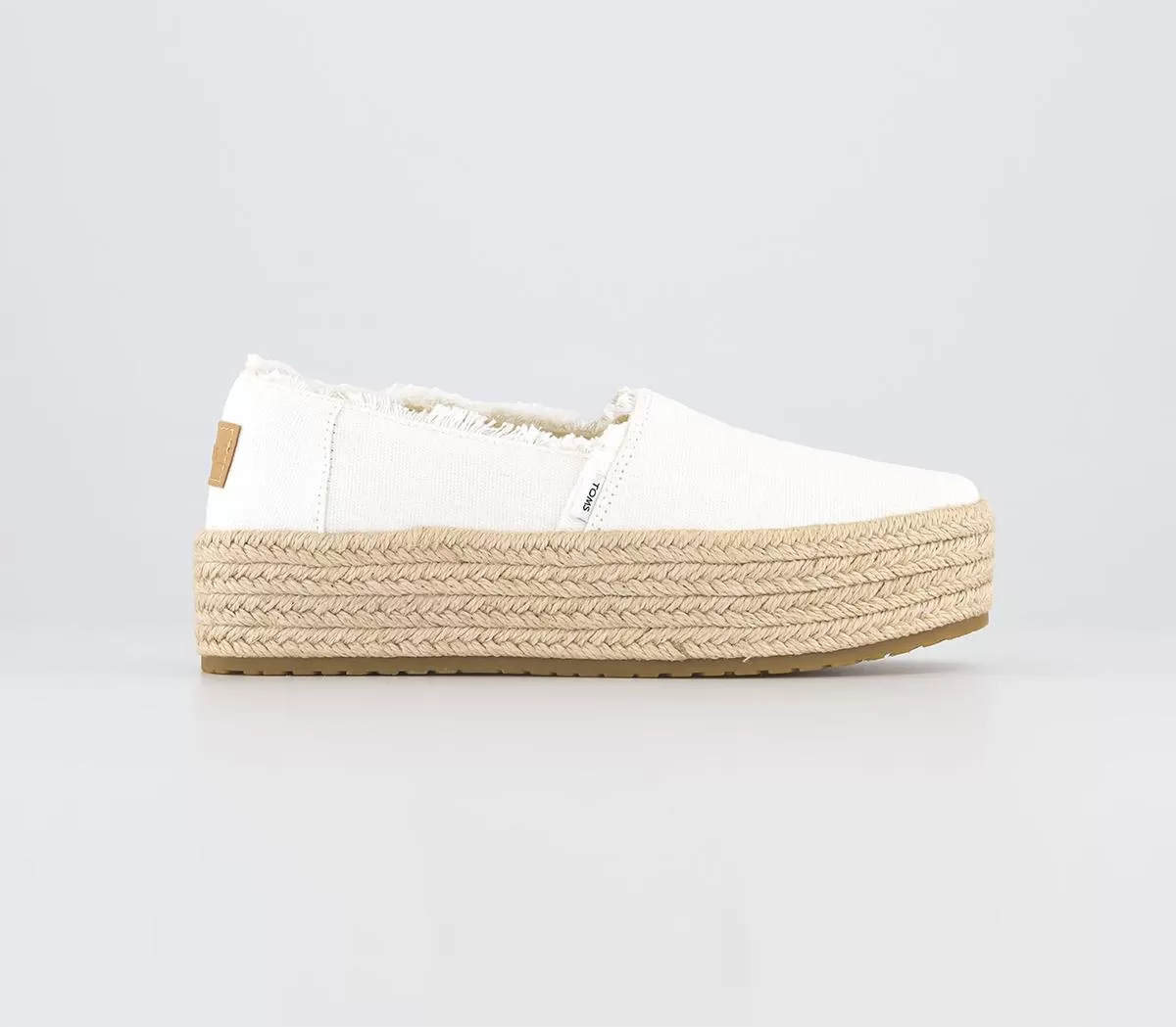 Womens Toms Valencia Espadrille White