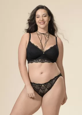 XABELLE Plus Sexy Triangle Cup Lace Bra