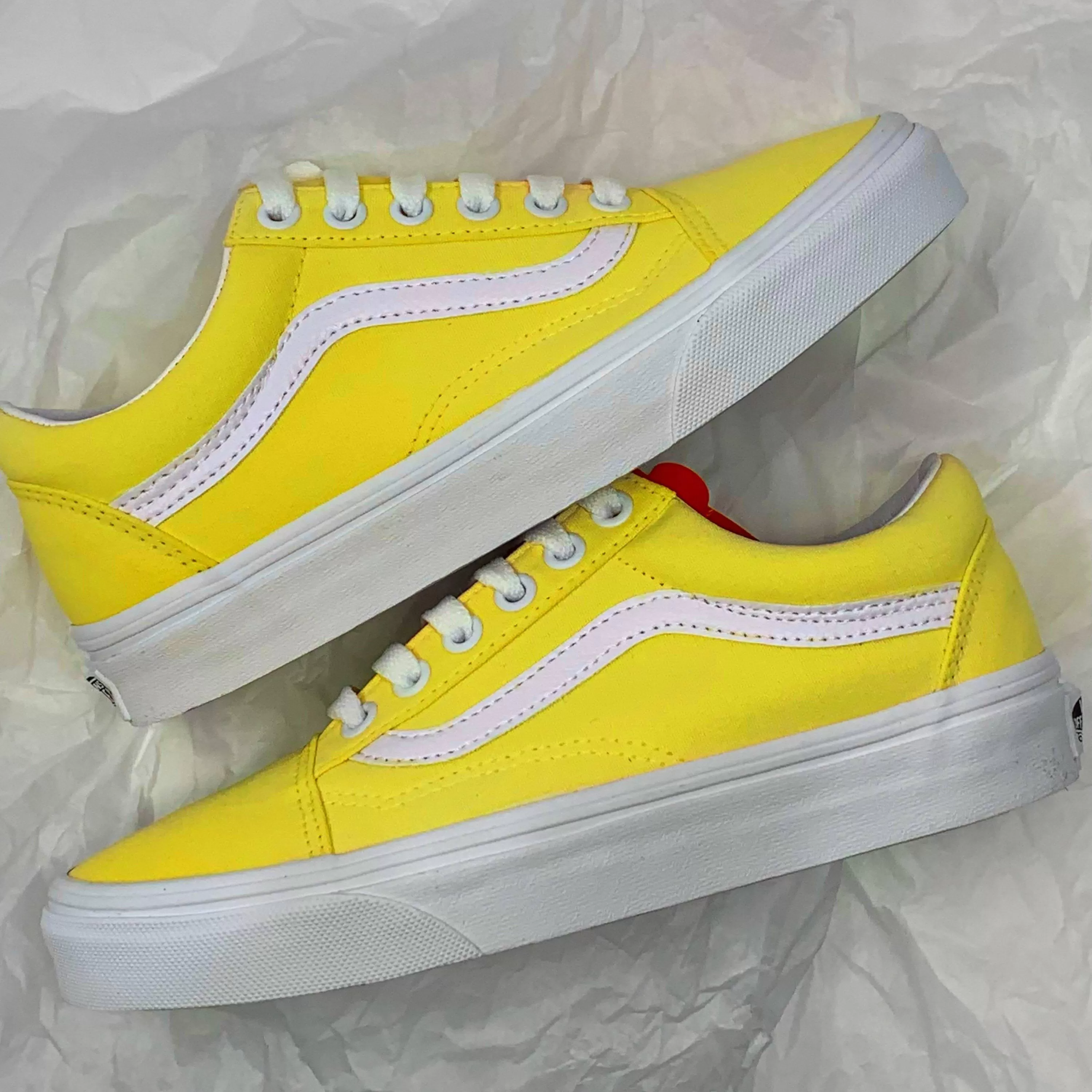 Yellow Laced Vans