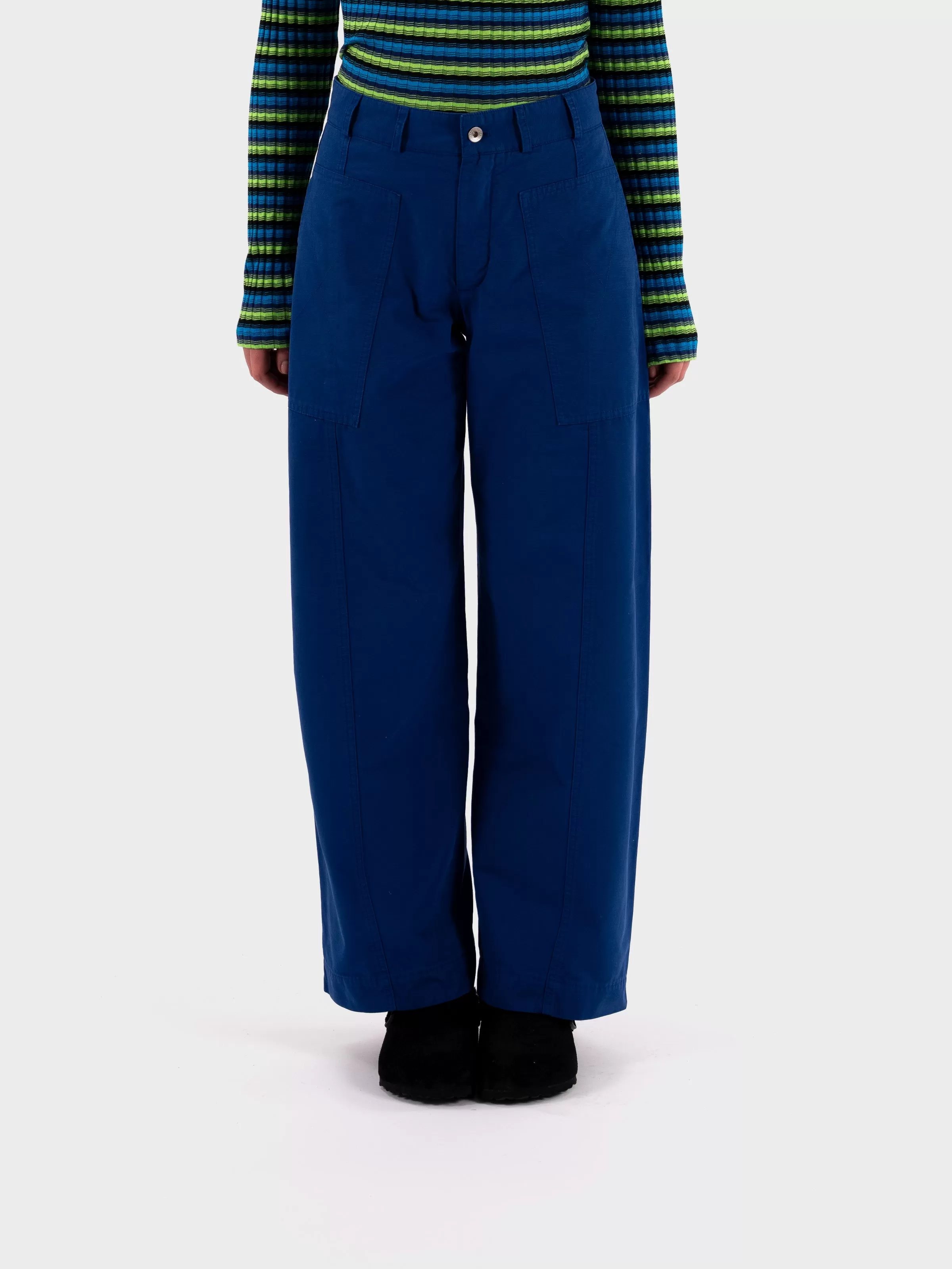 YMC Peggy Trousers - Blue